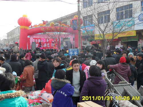 2011招工宣傳現(xiàn)場