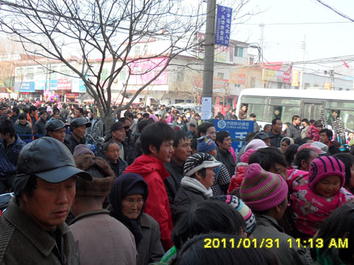 2011招工宣傳現(xiàn)場